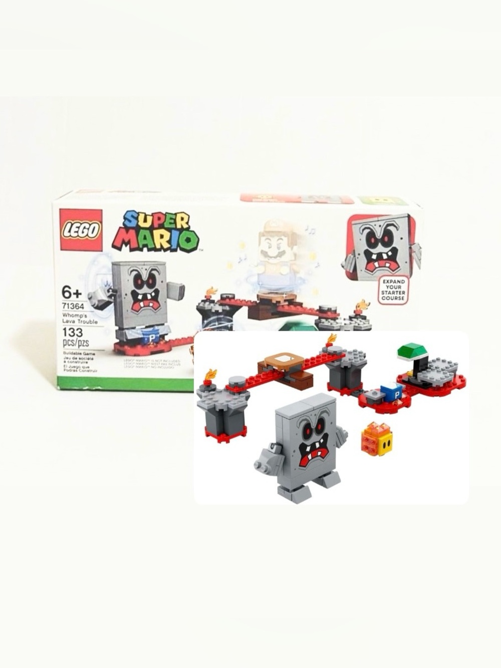LEGO Super Mario Whomp's Lava Trouble Expansion Set 71364 (Retired)